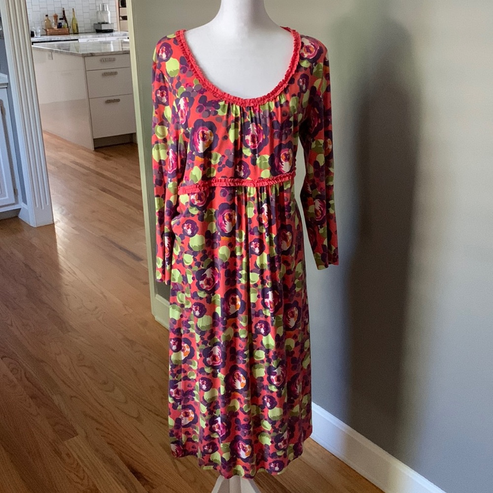 Boden stretch lovely dress 12L.